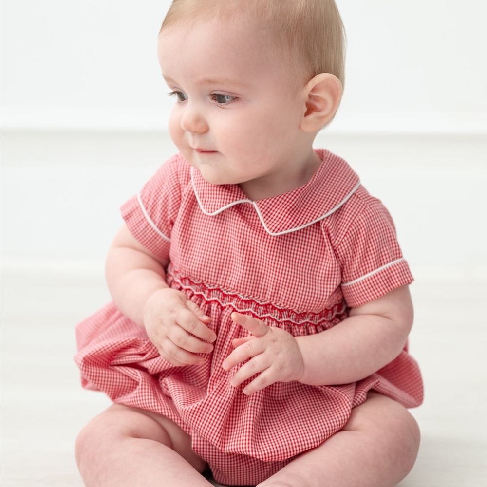 Ruth & Ralph Red Gingham Arthur Bubble BOY